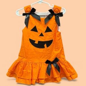 Jack-O-Lantern Pumpkin Halloween Dress Ruffle 6-12 / 12-18 / 18-24 Months and 2T